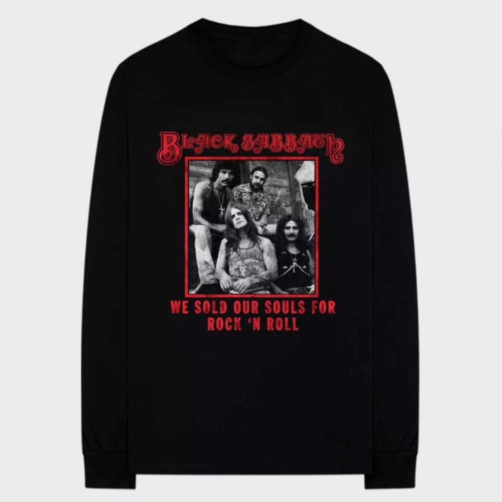 TAKING OFFERS Black Sabbath We Sold Our Soul for Rock & Roll 💯 cotton longsleeve